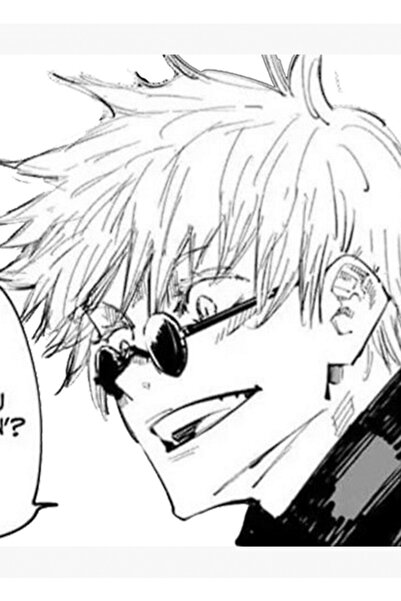 Universal Satoru Gojou Sen Ağlıyorsan Tablo Ahşap Poster Dekoratif