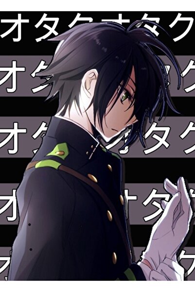 Universal Yuichiro Hyakuya Seraph Of The End Anime Tablo Ahşap Poster Dekoratif
