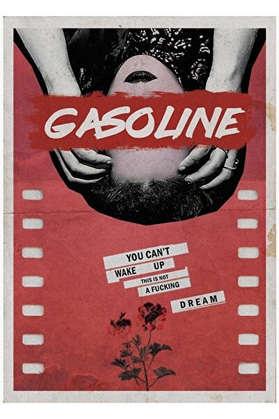 Universal Poster decorativ din lemn Halsey cu tematică benzină