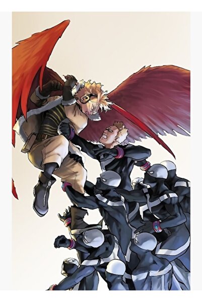 Universal Моята геройска академия Дървен декоративен плакат