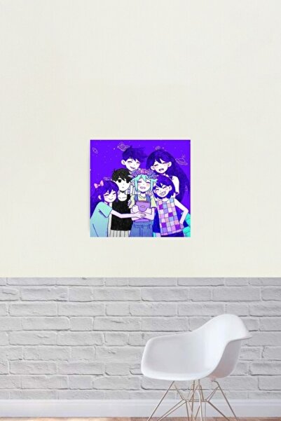 Universal Omori Karakter Iı Tablo Ahşap Poster Dekoratif