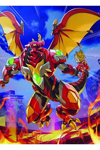 Universal Bakugan stolni drveni poster dekorativni