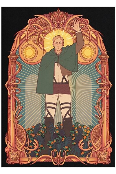 Universal Erwin Smith - Vitray Baskı Tablo Ahşap Poster Dekoratif