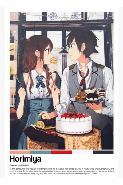 Universal Horimiya Anime Minimalist Poster Printing Painting Ξύλινη αφίσα Δια...