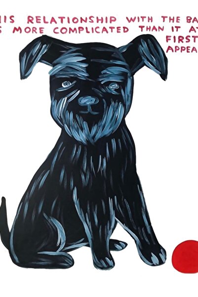 Universal Διακοσμητική ξύλινη αφίσα τοίχου Angry Davids Tail Painting