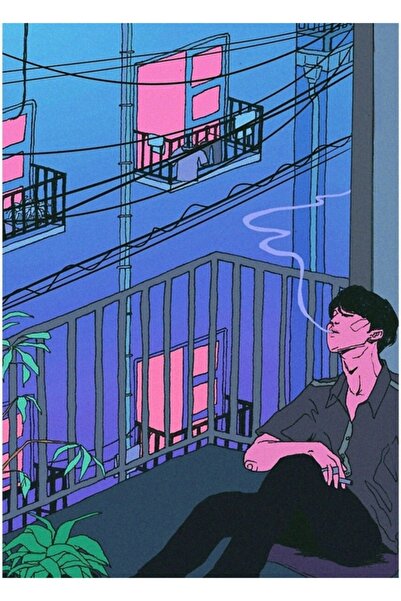 Universal Tablou cu animale de noapte, poster decorativ din lemn, Cod3523