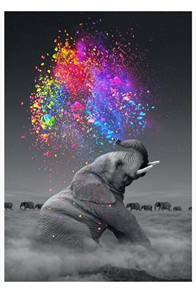 Universal Декоративна картина-плакат от дърво в реални цветове