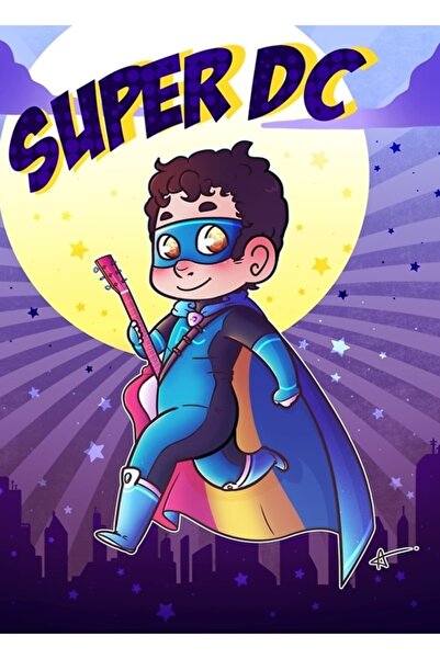 Universal Супер ДС Дървен Декоративен Плакат