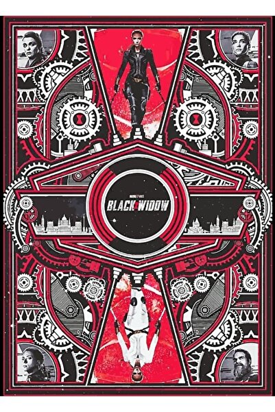 Universal Αυθεντική ξύλινη διακοσμητική αφίσα Natasha Superhero G2