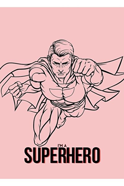 Universal Είμαι ένας υπερήρωας 112 Ξύλινη διακοσμητική αφίσα