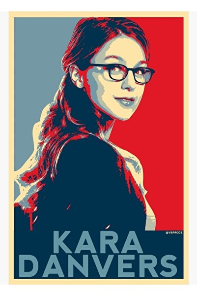 Universal Poster Pop Art Kara Danvers, Poster din lemn, Decorativ