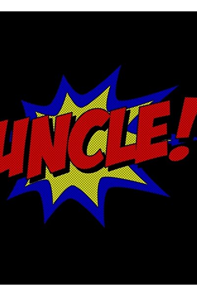 Universal Декоративен дървен плакат  "Супергеройски чичо "