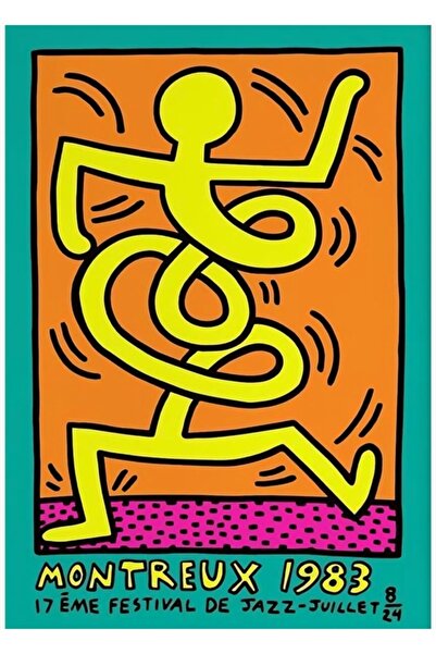 Universal Декоративен дървен плакат за маса Кийт от Джаз фестивала Монтрьо