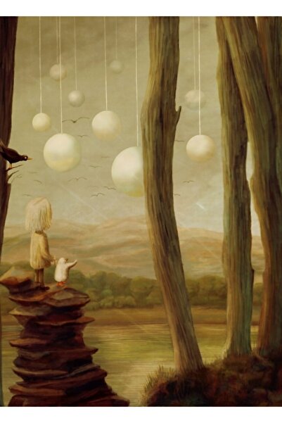 Universal Υπέροχη Ξύλινη Αφίσα Ζωγραφικής Διακοσμητική