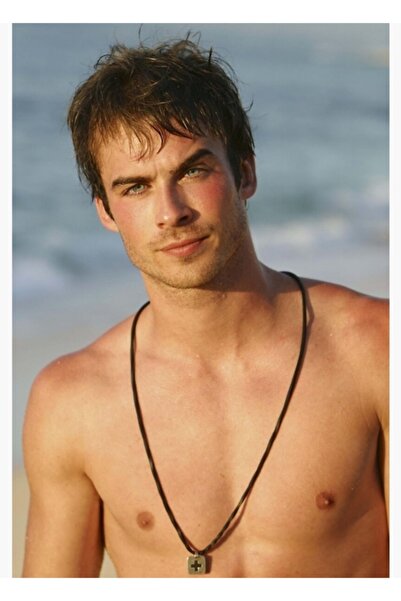 Universal Ian Somerhalder Siz Tablo Ahşap Poster Dekoratif