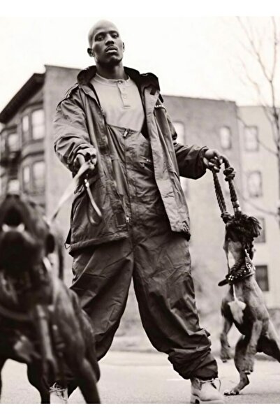 Universal Διακοσμητική ξύλινη αφίσα ζωγραφικής με μαύρο σκύλο