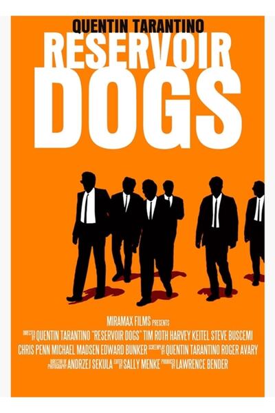 Universal Rezervuar Dogs Poster de film Tablou Poster din lemn Decorativ