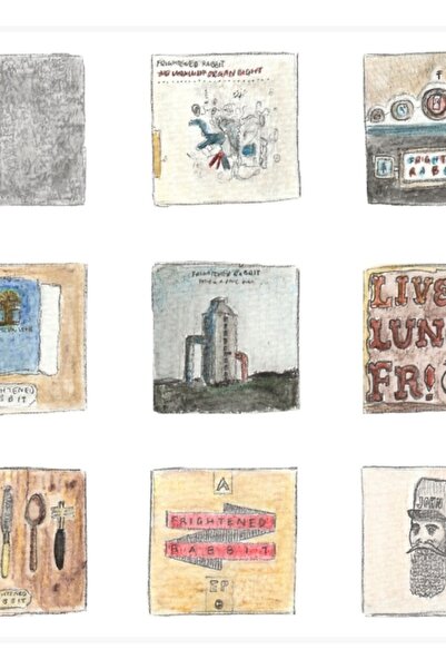 Universal Άλμπουμ ακουαρέλας - Ξύλινη διακοσμητική αφίσα με ζωγραφική του τρο...