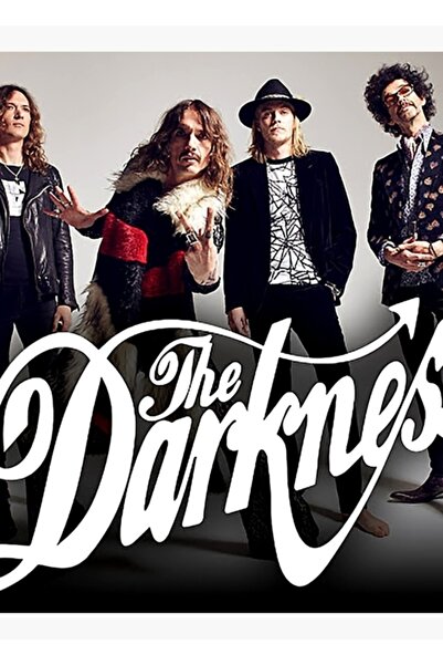 Universal Diam The Darkness Pad Band Ila2 Tour 2020 Ξύλινη Διακοσμητική Αφίσα...