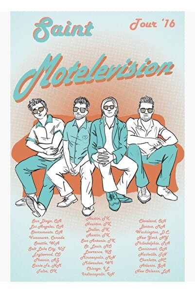 Universal Poster decorativ din lemn cu design de banner pentru fani ai Saint ...