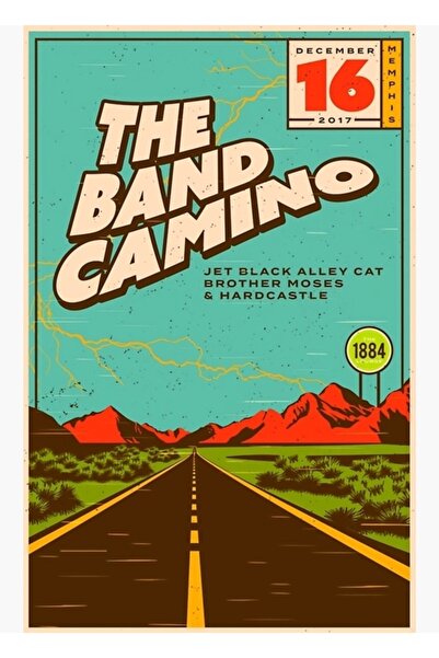 Universal Grup Vintage Tour Tableau Ξύλινη Διακοσμητική Αφίσα