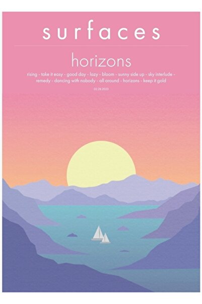 Universal Εξώφυλλο άλμπουμ "Surfaces and Horizons " Ξύλινη διακοσμητική αφίσα "