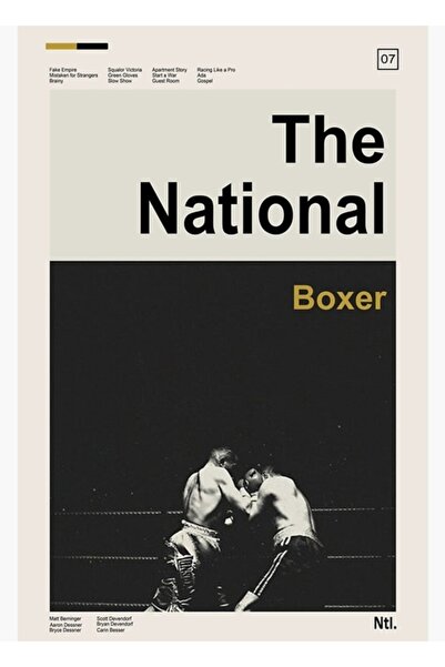 Universal Εθνική - Ξύλινη Διακοσμητική Αφίσα Ζωγραφικής Boxer Tablo