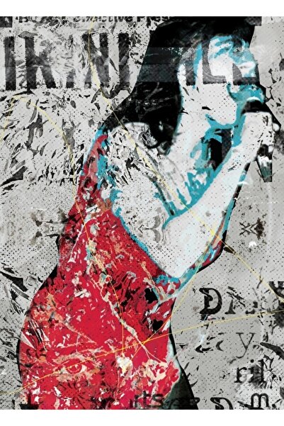 Universal Omagiu Bikini Kill: Tablou decorativ din lemn cu poster de Kathleen...