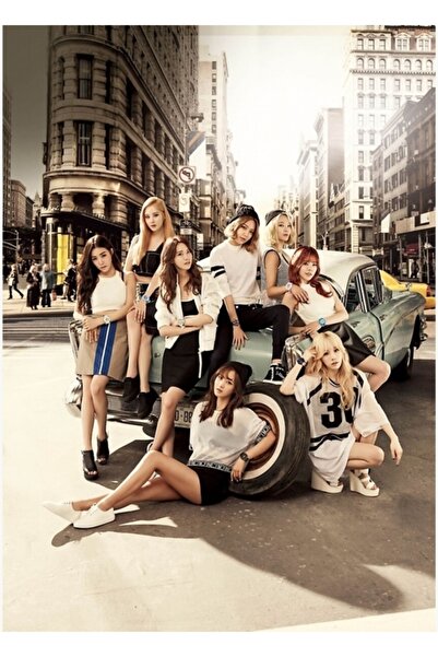 Universal Snsd - Girls Generation Poster decorativ din lemn