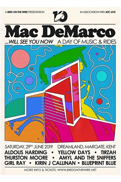 Universal Διακοσμητική ξύλινη αφίσα τέχνης Mac Demarco