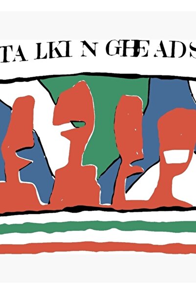 Universal Μιμίδιο Talking Heads - Ξύλινη διακοσμητική αφίσα με γραφικά σχέδια...