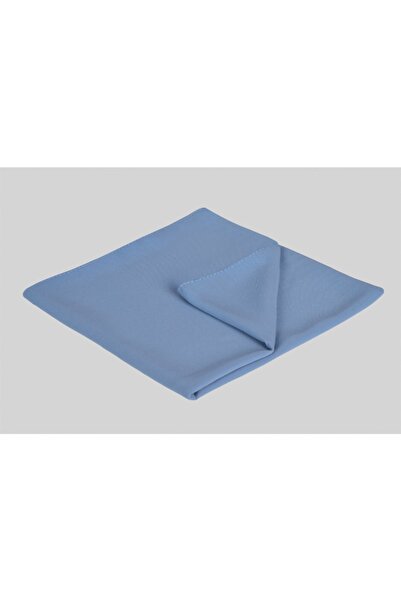 KROREN Kadın Kot Mavisi Medine Ipeği Eşarp 110*110cm Ebatlı
