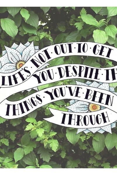 Universal Viața nu este pentru a te lua de la cei care ți-au tăiat viața, ci ...