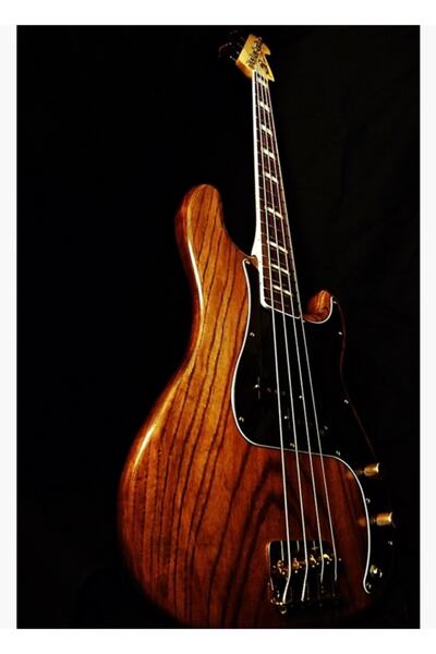 Universal Poster decorativ din lemn Jazz Bass Tablo
