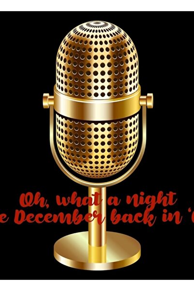 Universal Ah, ce noapte! Decembrie '63 (roșu pe microfonul auriu) Poster deco...