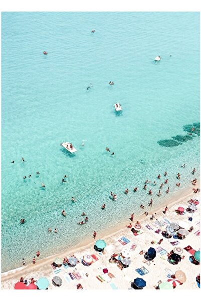 Universal Tablou Ziua Plajei Poster din lemn decorativ