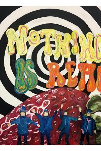 Universal Επιτραπέζια Ξύλινη Αφίσα Διακοσμητική Ζωγραφική Αιώνια Αγροία Φράουλας