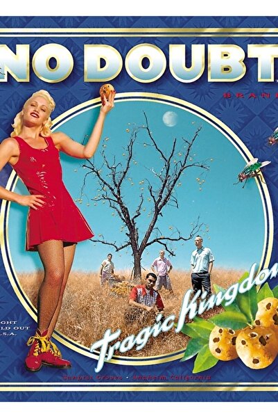 Universal No Doubt, albumul „Tragic Kingdom” 1995 Poster decorativ din lemn p...