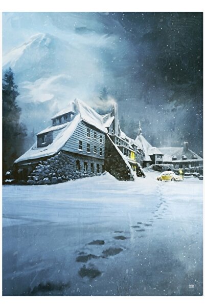 Universal Το Ξενοδοχείο The Overlook Ξύλινη Διακοσμητική Αφίσα Ταμπλό