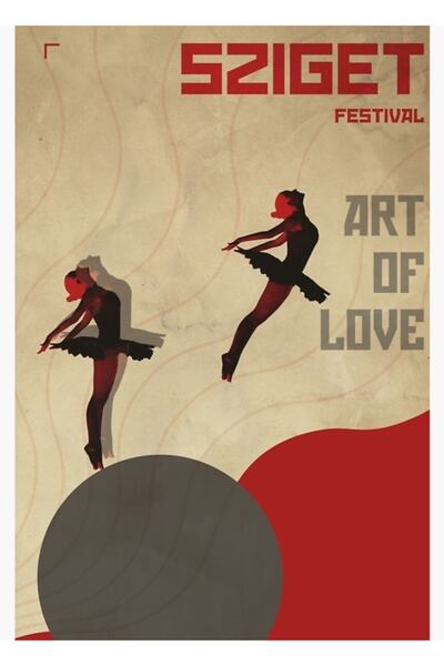 Universal Festivalul Sziget — Ungaria, Budapesta Tablou decorativ din lemn cu...