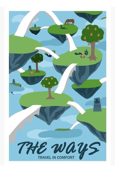 Universal Δρόμοι - Πριν από την ξύλινη διακοσμητική αφίσα τέχνης