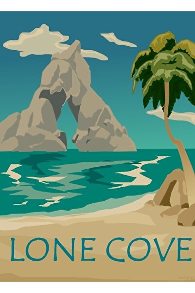 Universal Αφίσα Sea Of Thieves Island: Διακοσμητική ξύλινη αφίσα με ζωγραφική...