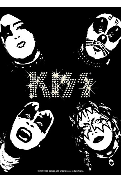Universal Kıss 1974 Ξύλινη Αφίσα Ζωγραφικής Διακοσμητική