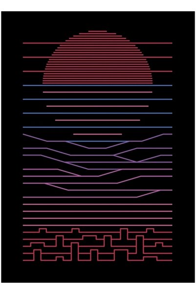 Universal Lăsați orașul pe mare Tablou decorativ din lemn cu poster