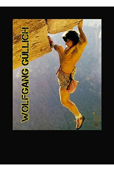 Universal Wolfgang Güllich Ξύλινη Διακοσμητική Αφίσα Ζωγραφικής