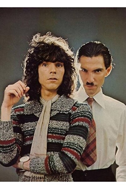 Universal Група Спаркс Глем рок Дървен плакат за маса Декоративен