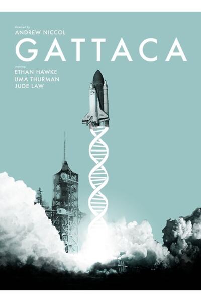 Universal Poster decorativ din lemn Gattaca