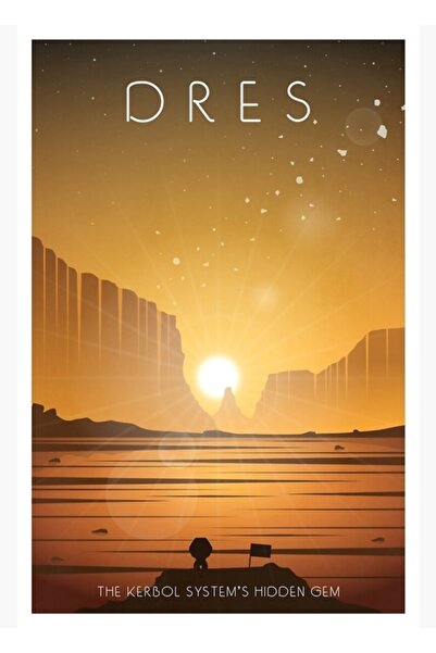 Universal Αφίσα του προγράμματος διαστημικών εκστρατειών Kerbal - Διακοσμητικ...