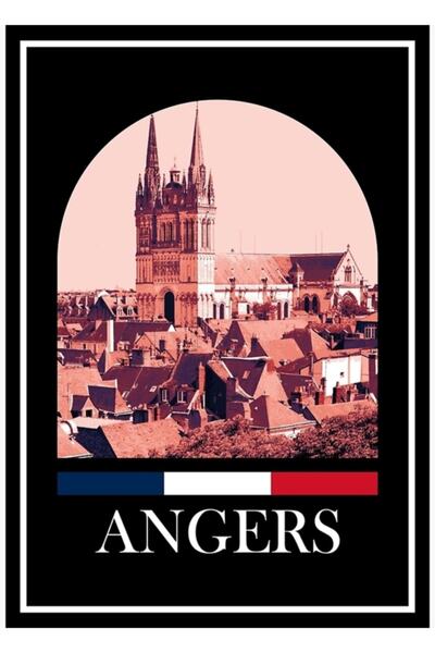 Universal Poster decorativ din lemn Angers