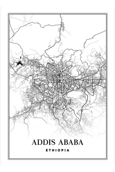 Universal Addis Ababa Etiopia Tablou Poster din lemn decorativ